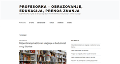 Desktop Screenshot of profesorka.org
